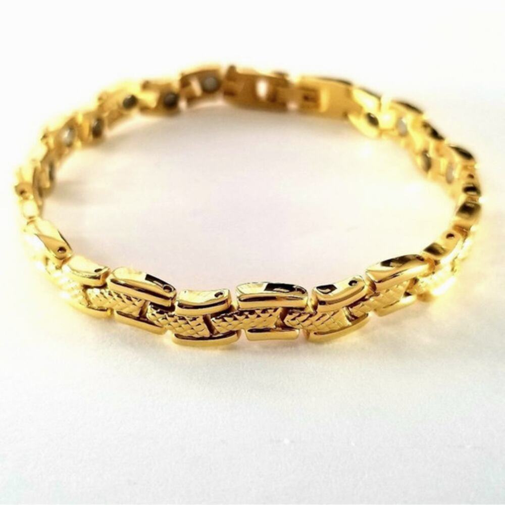 New stainless steel magnetic‎ bracelet 8" long